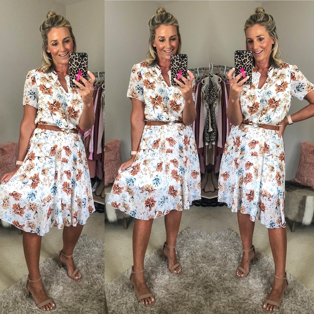 Button front dress